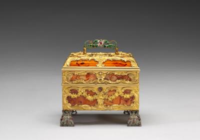 图片[3]-Makeup Case Inlaid with a Timepiece, England, 18th century-China Archive